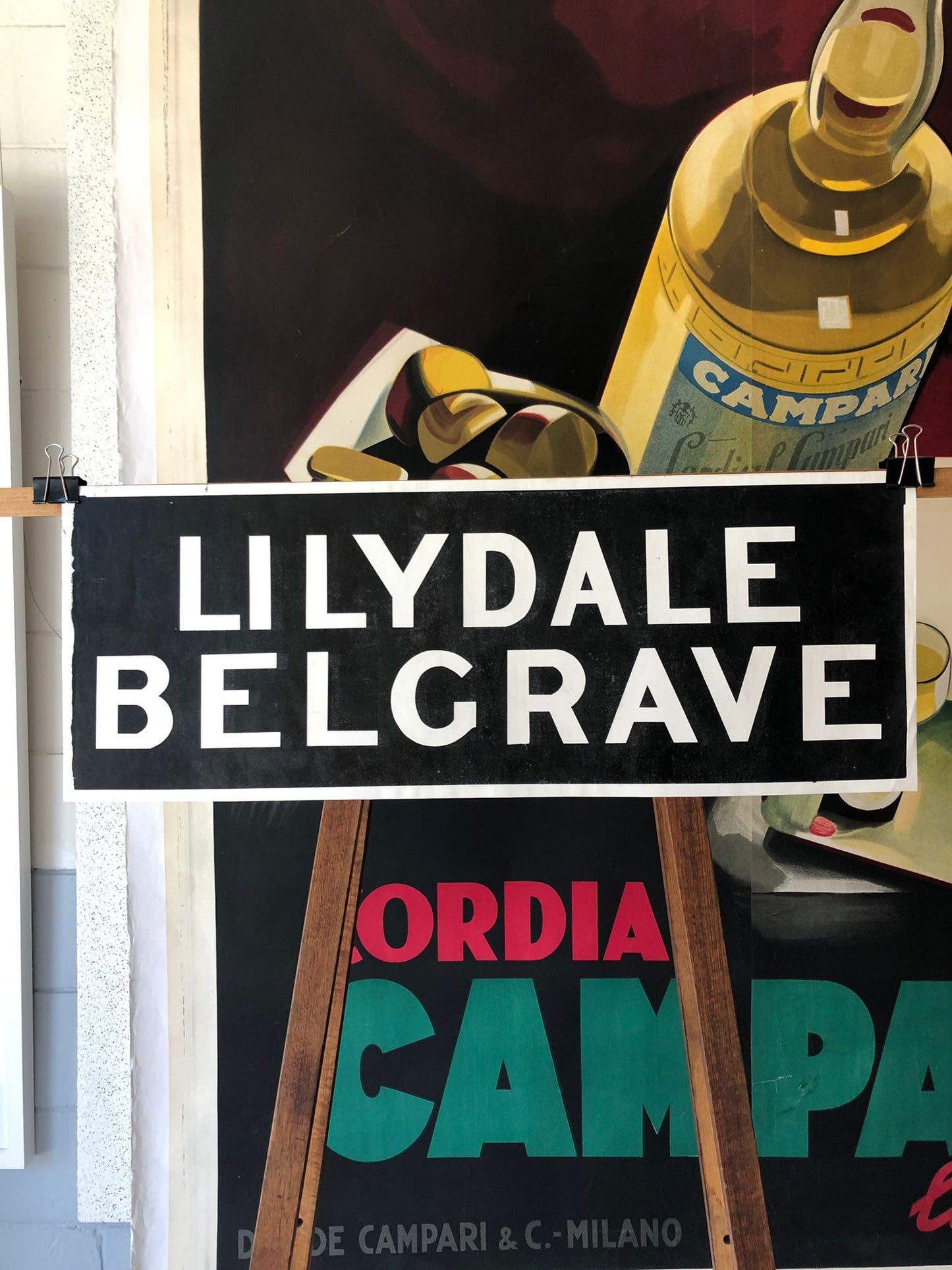 Lilydale & Belgrave Station Sign