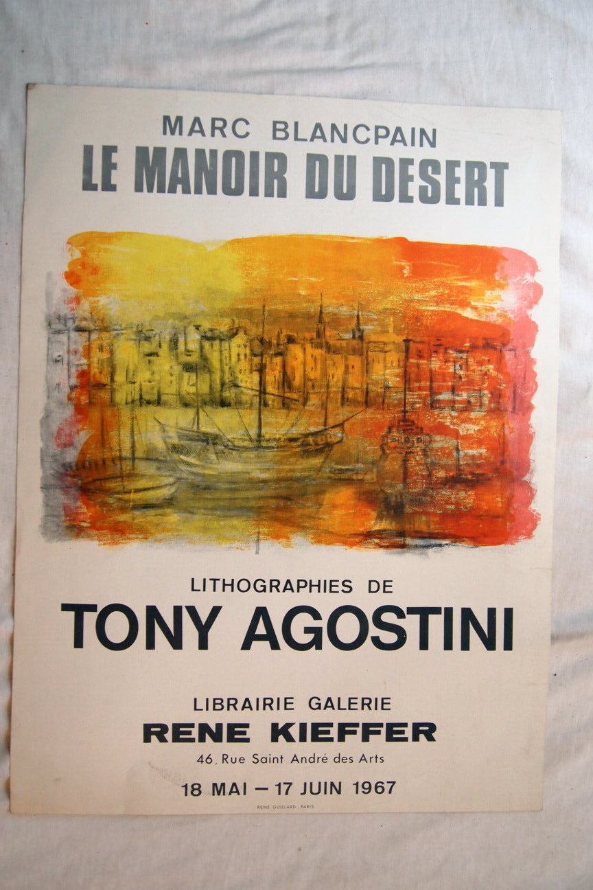 Tony Agostini Exhibition Poster