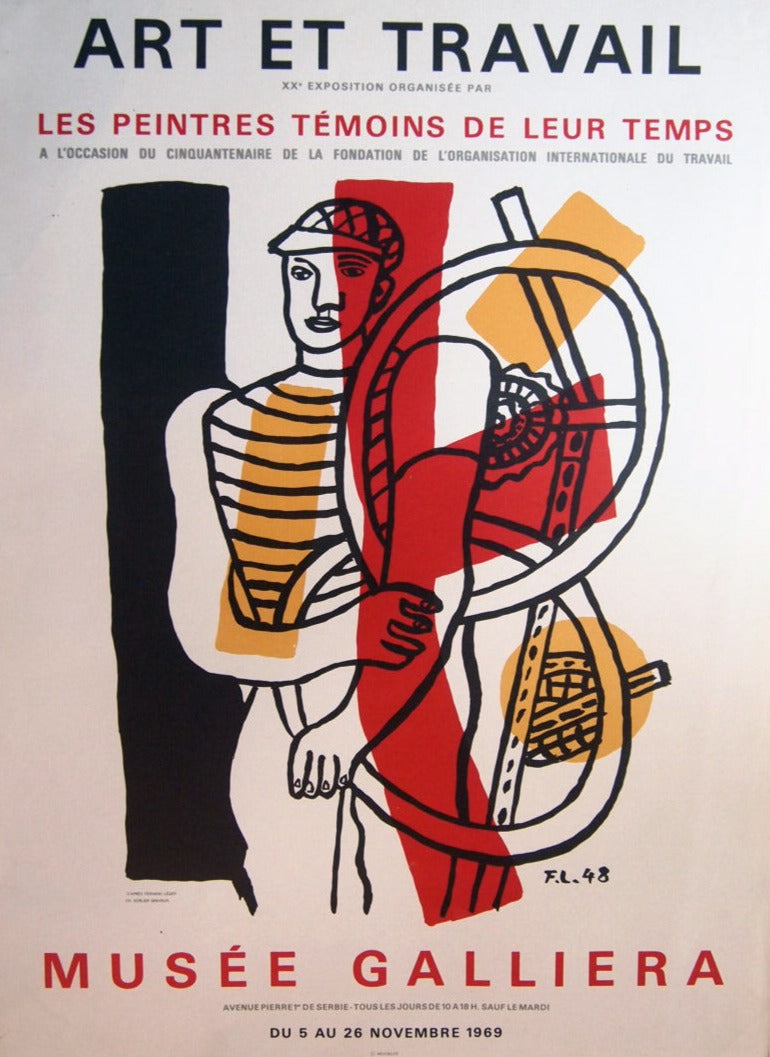 Art et Travail Exhibition Poster