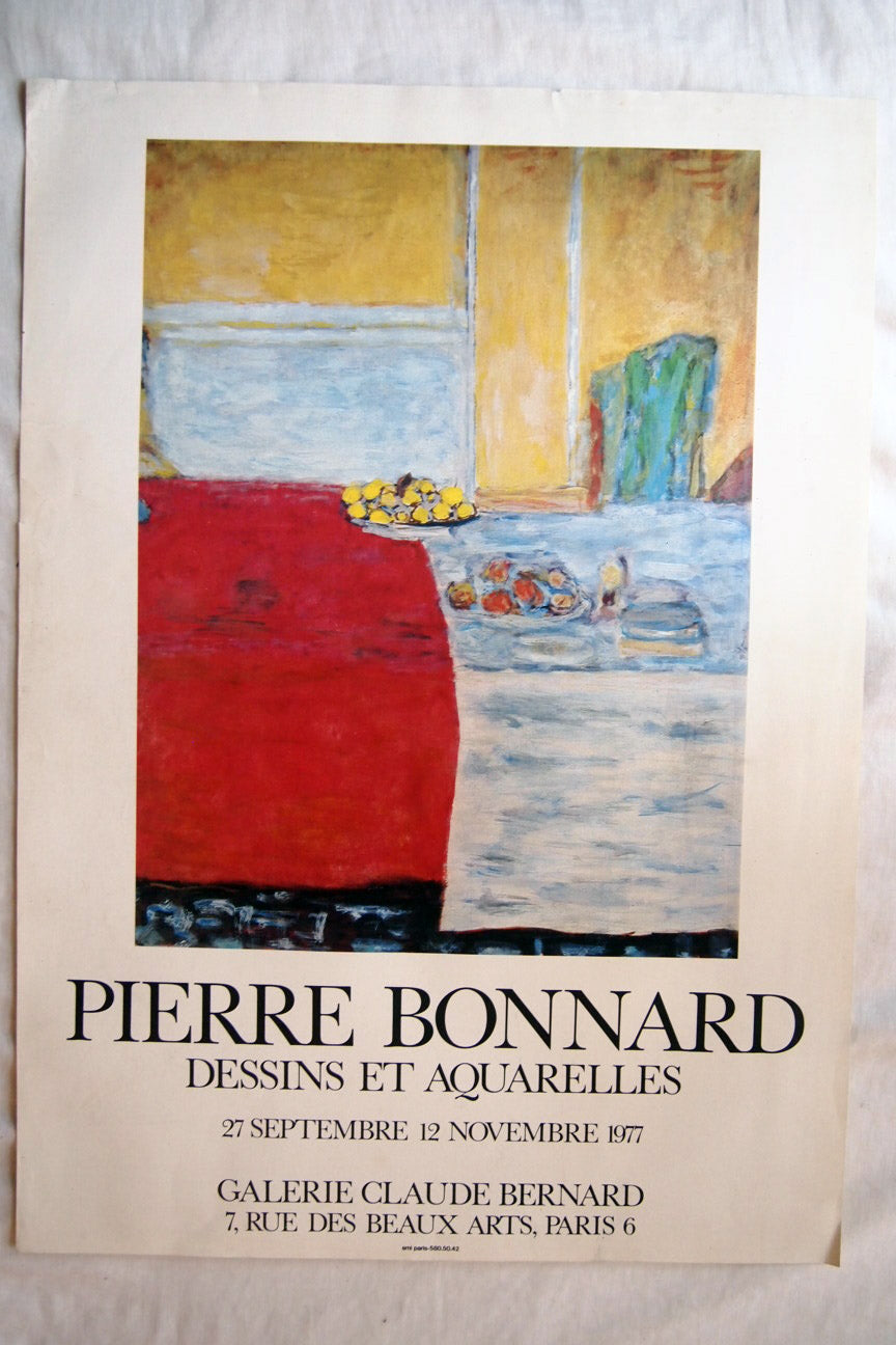 Bonnard Exhibition Poster