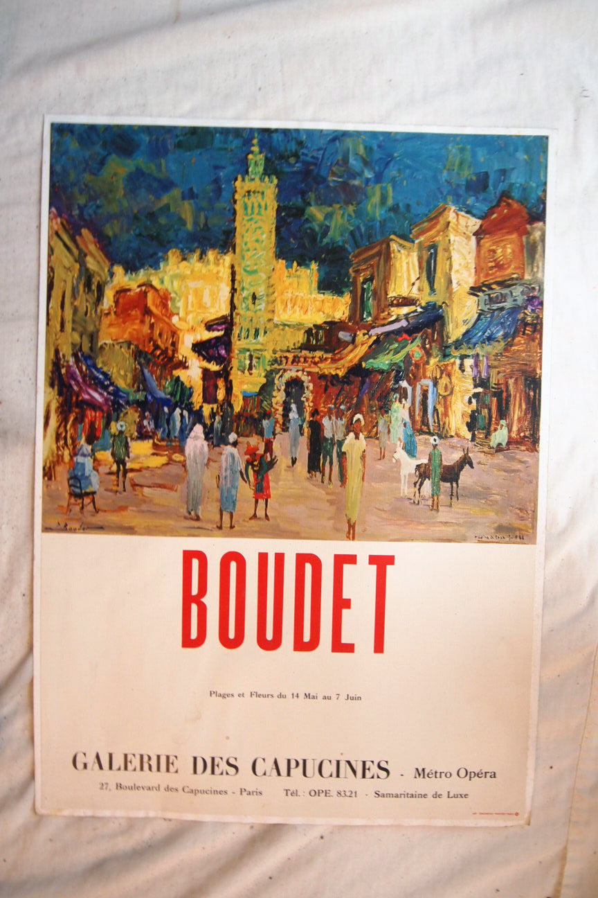 Boudet Exhibition Poster