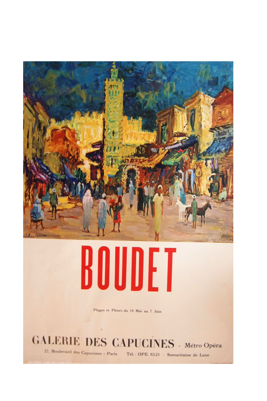 Boudet Exhibition Poster
