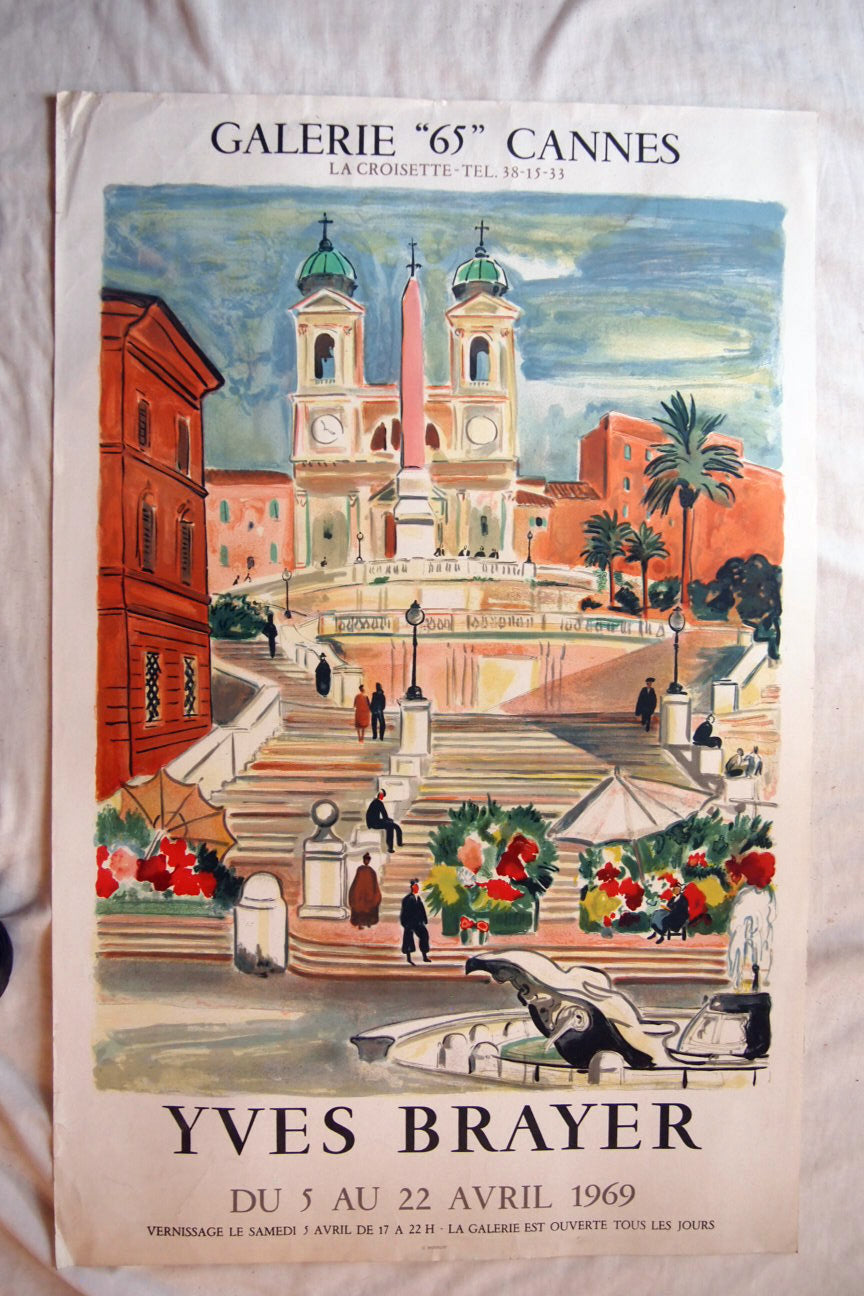Brayer Exhibition Poster for Cannes Galerie