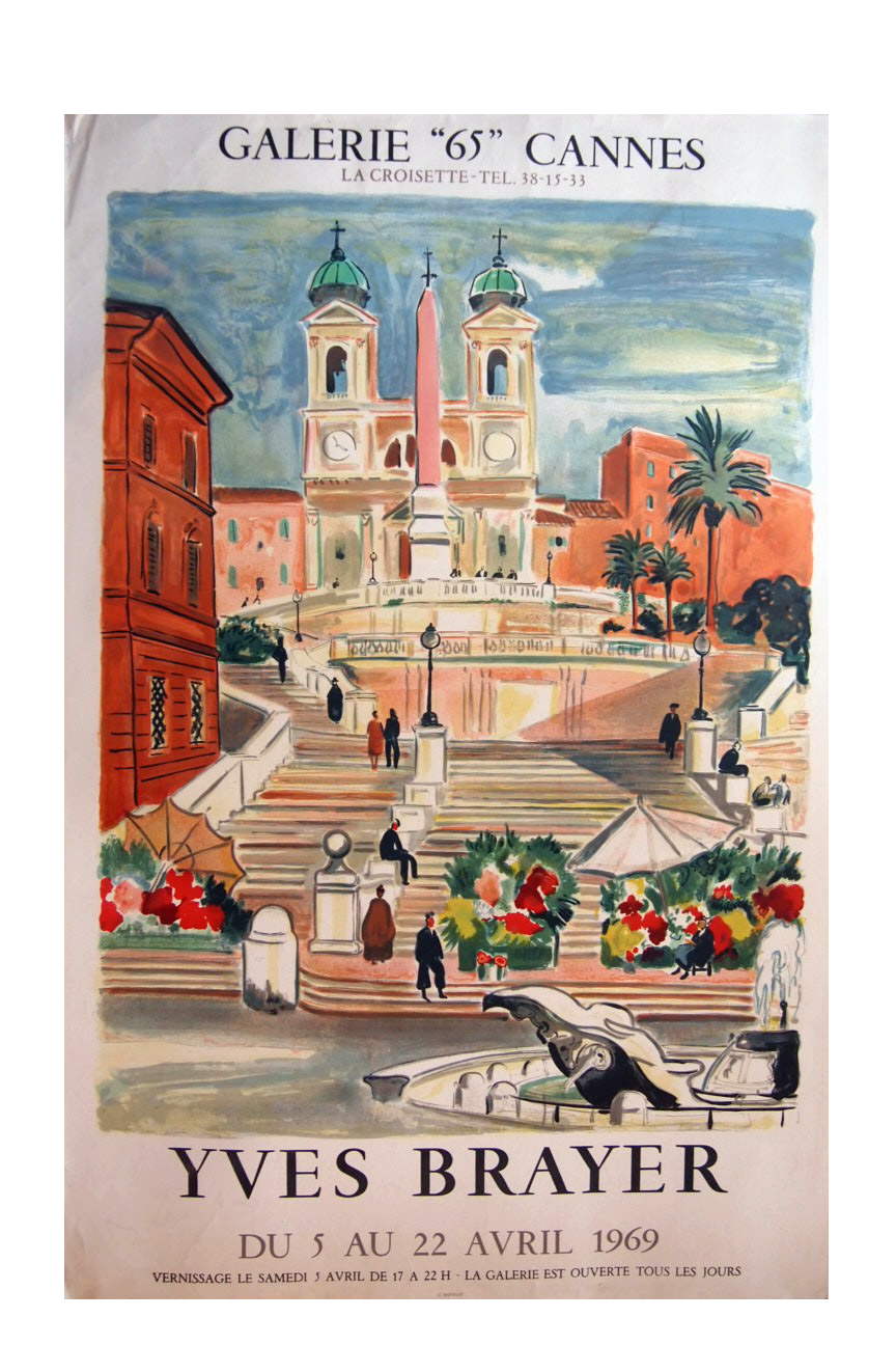 Brayer Exhibition Poster for Cannes Galerie