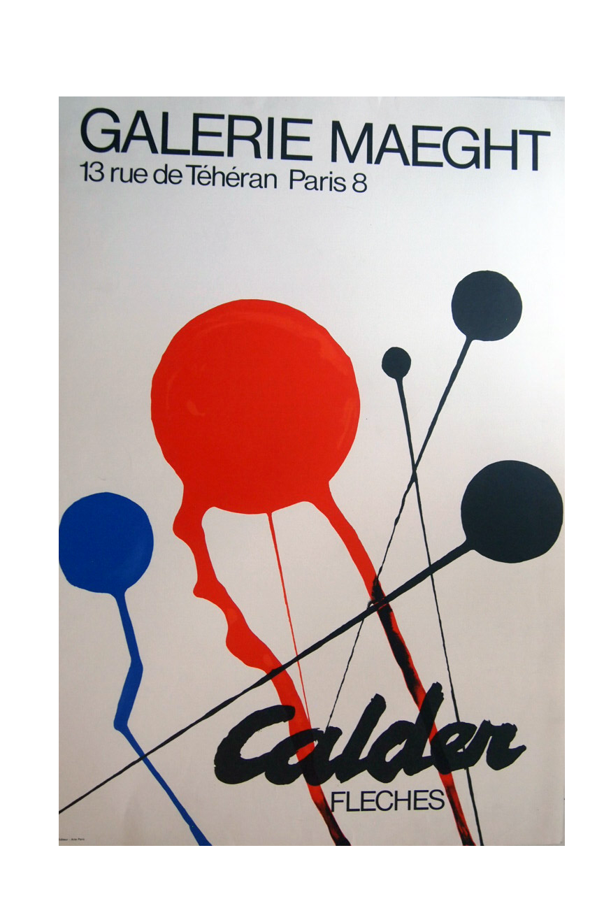 Calder Exhibition Poster for Galerie Maeght