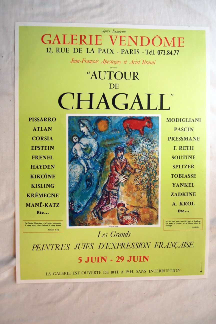 Chagall Exhibition Poster