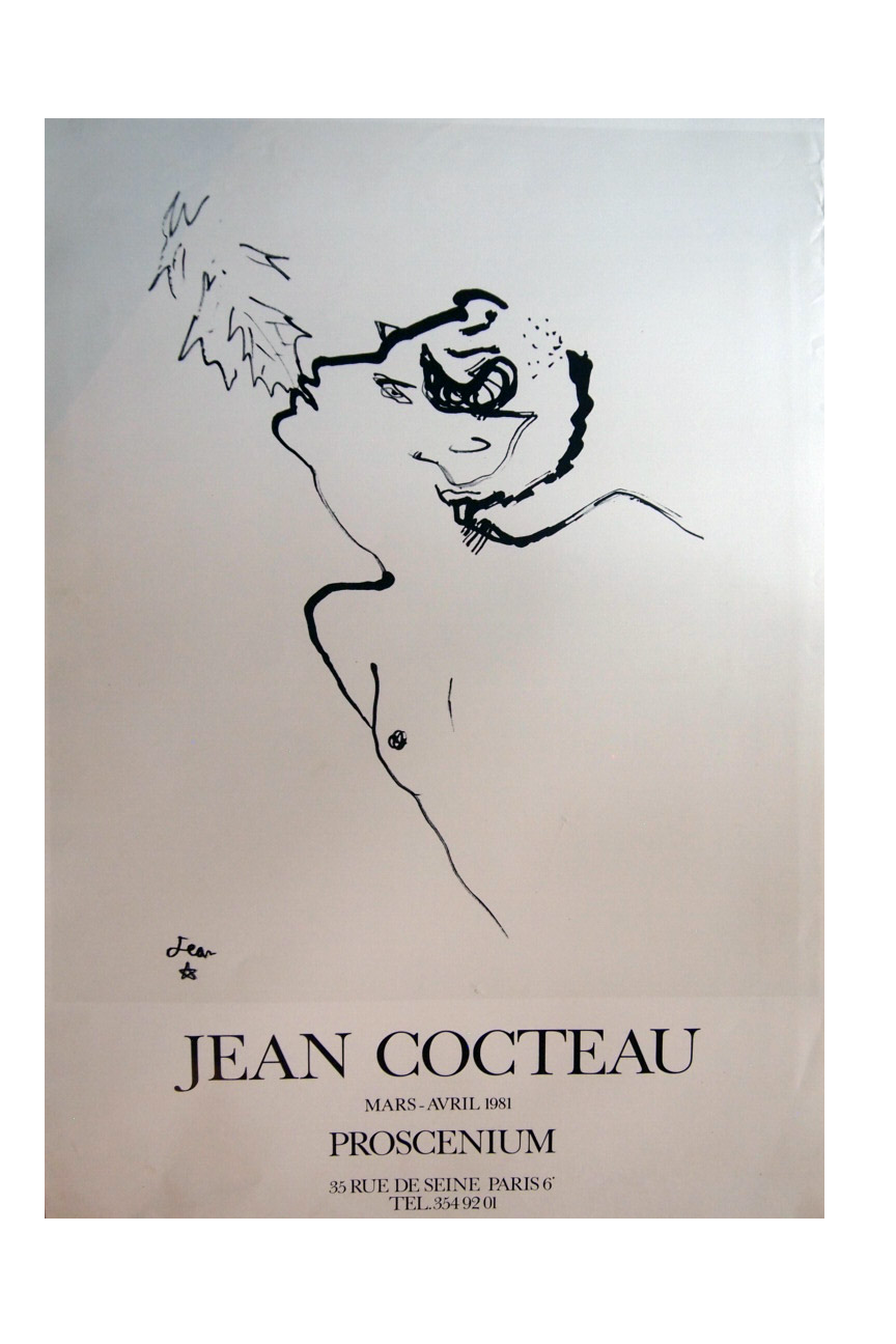Cocteau Exhibition Poster