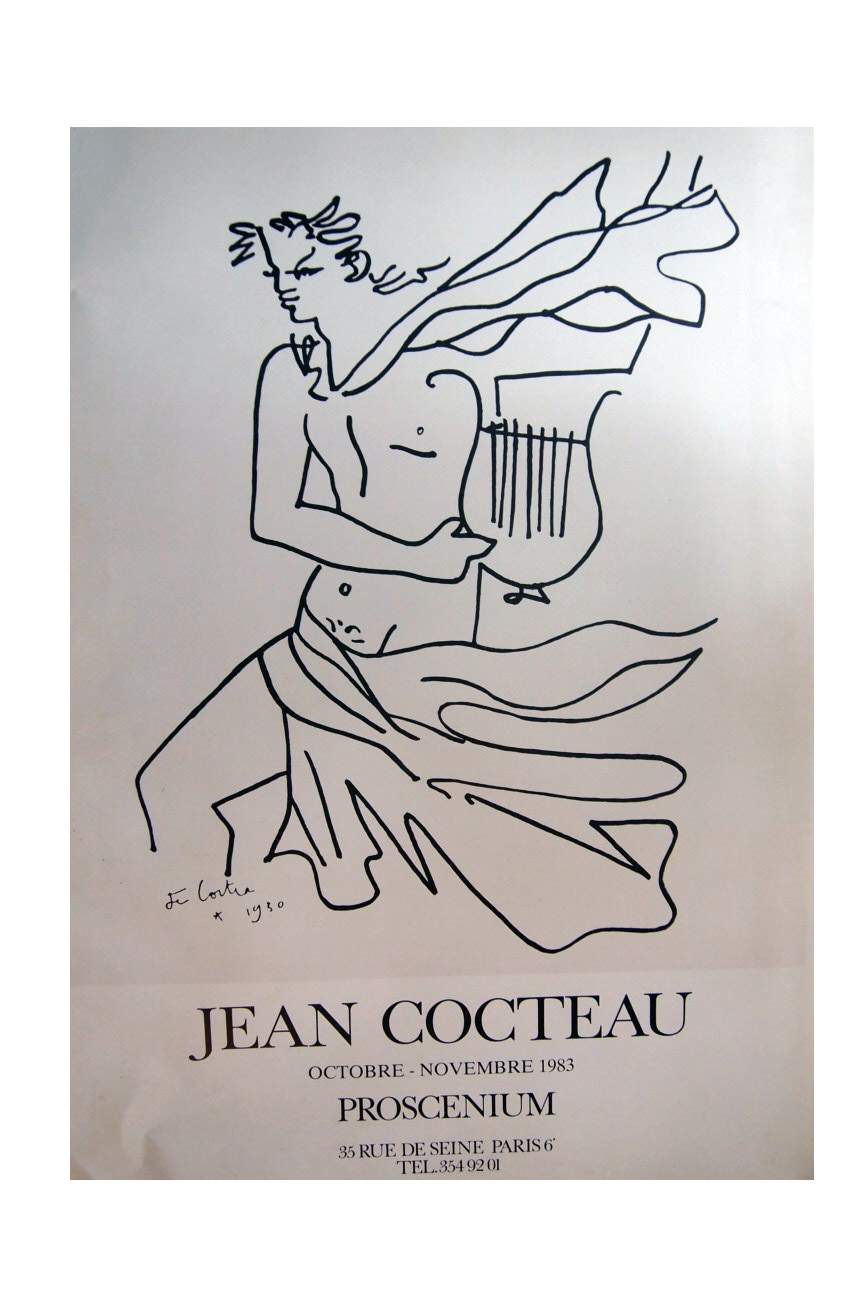 Cocteau Exhibition Poster