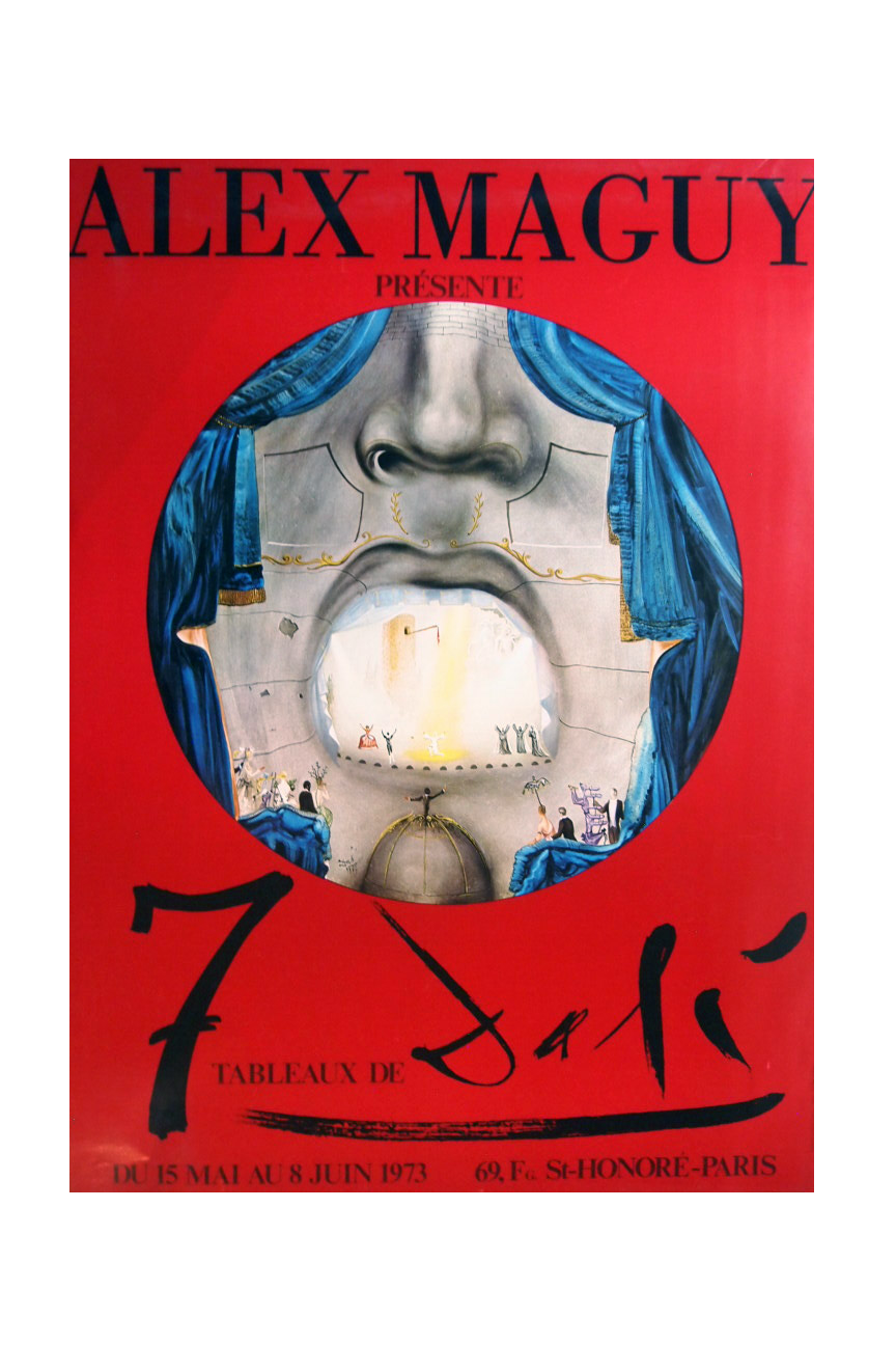 Salvador Dali Exhibition Poster