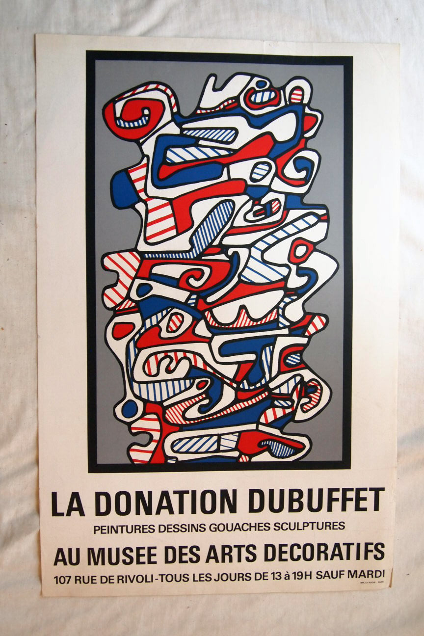 Dubuffet Exhibition Poster