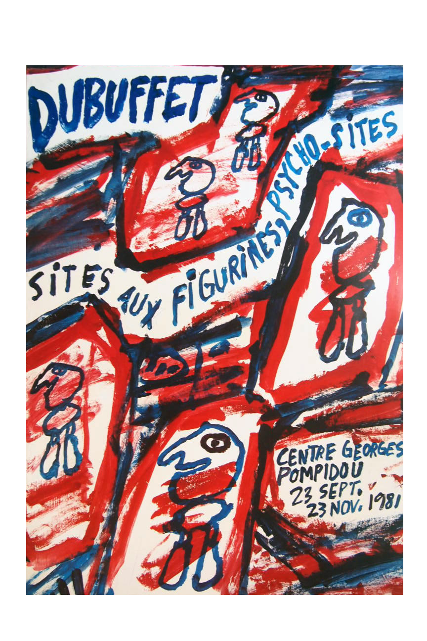 Dubuffet Exhibition Poster