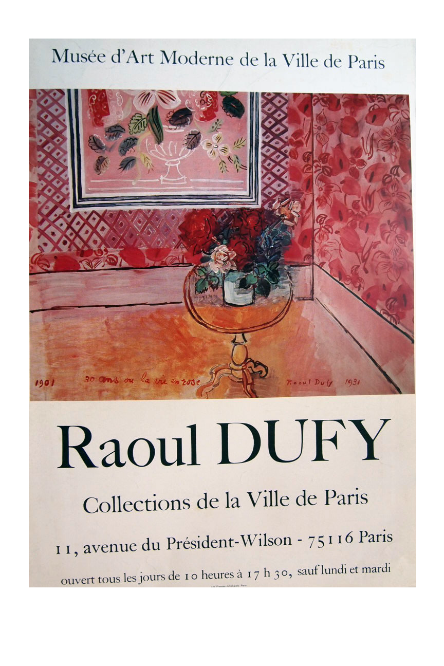 Dufy Exhibition Poster