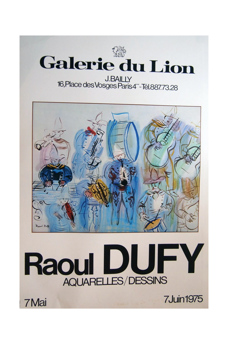Dufy Exhibition Poster