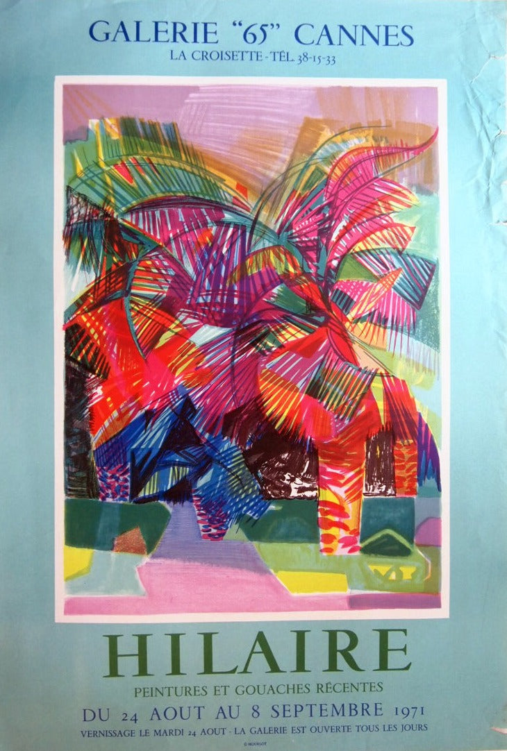 Hilaire Exhibition Poster