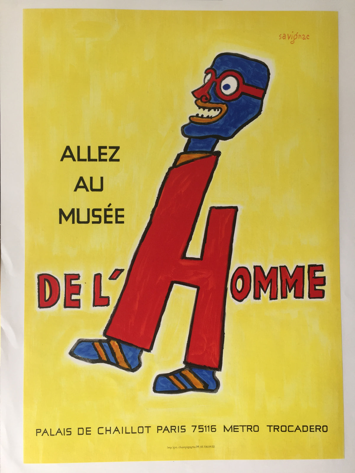 Musée de l'homme by Raymond Savignac