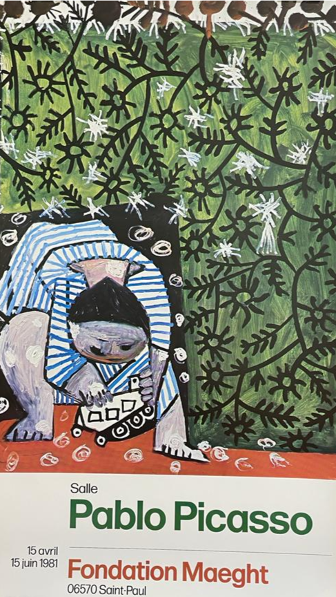 Pablo Picasso French Exhibition Poster