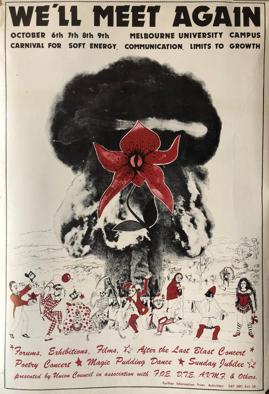 'We'll Meet Again' Melbourne University Original Lithograph