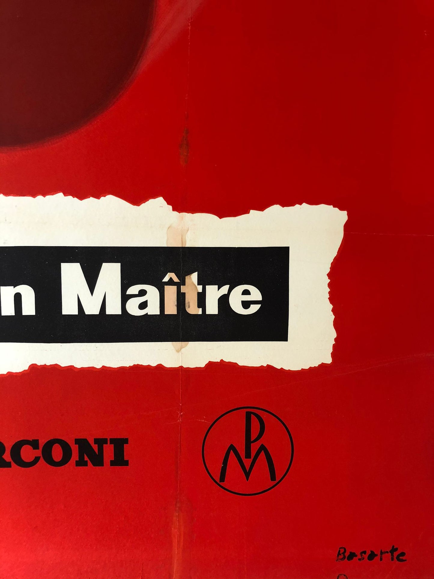 Pathe Marconi Advertisement by Basarte