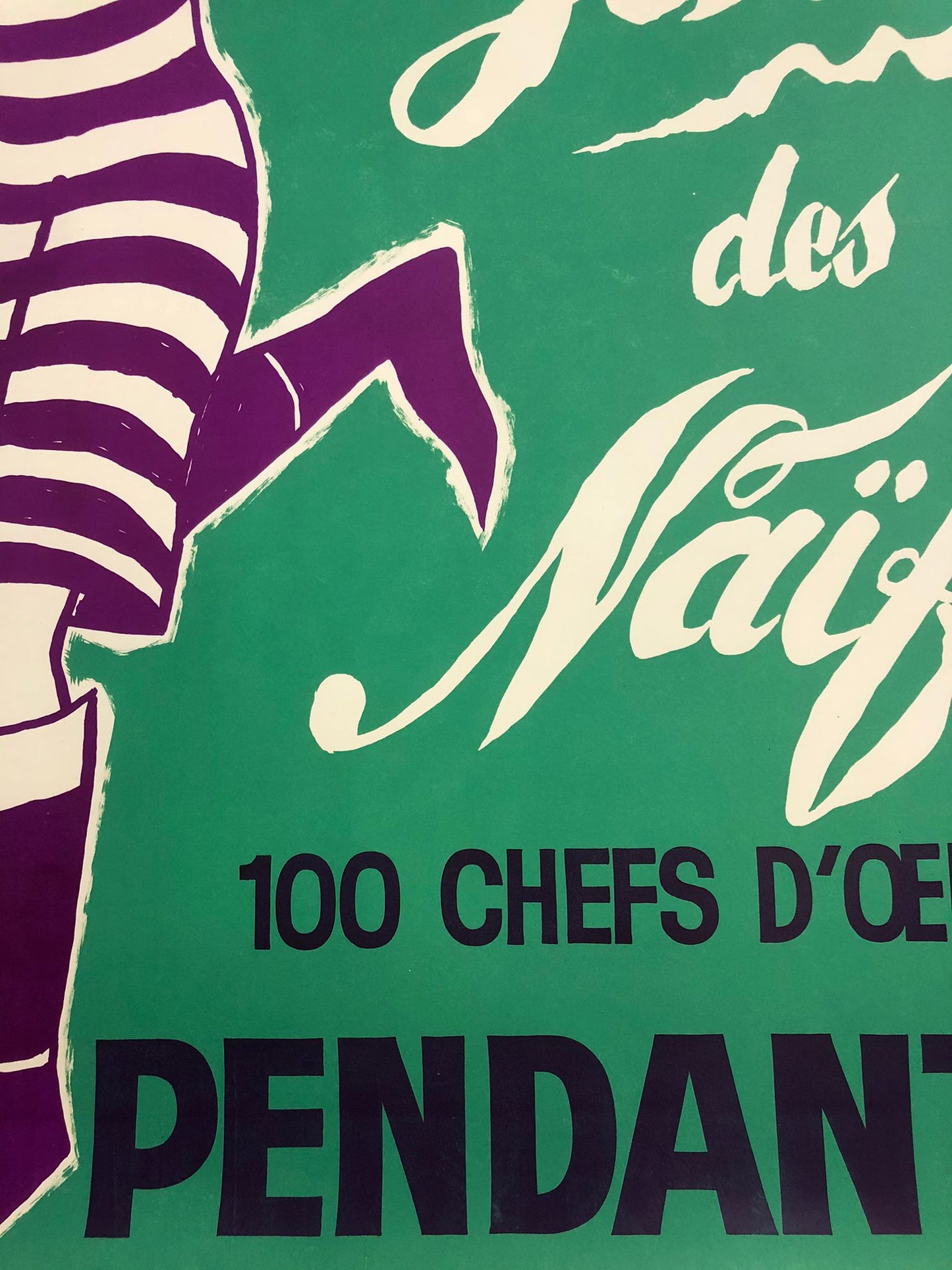 Le Genie des Naifs Football Poster