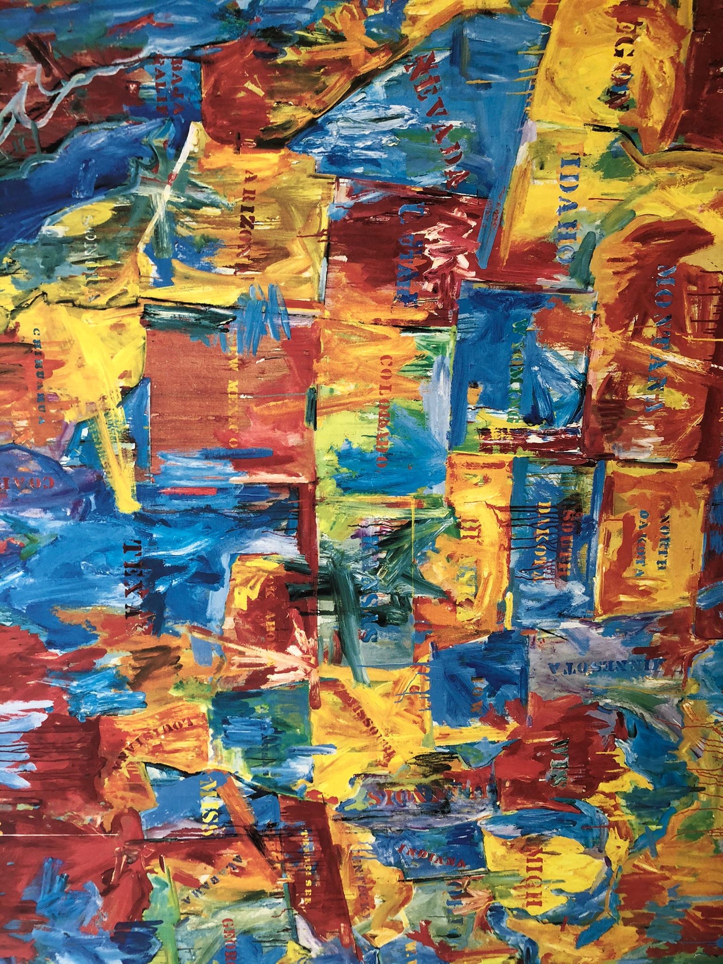 Jasper Johns Exhibition Poster