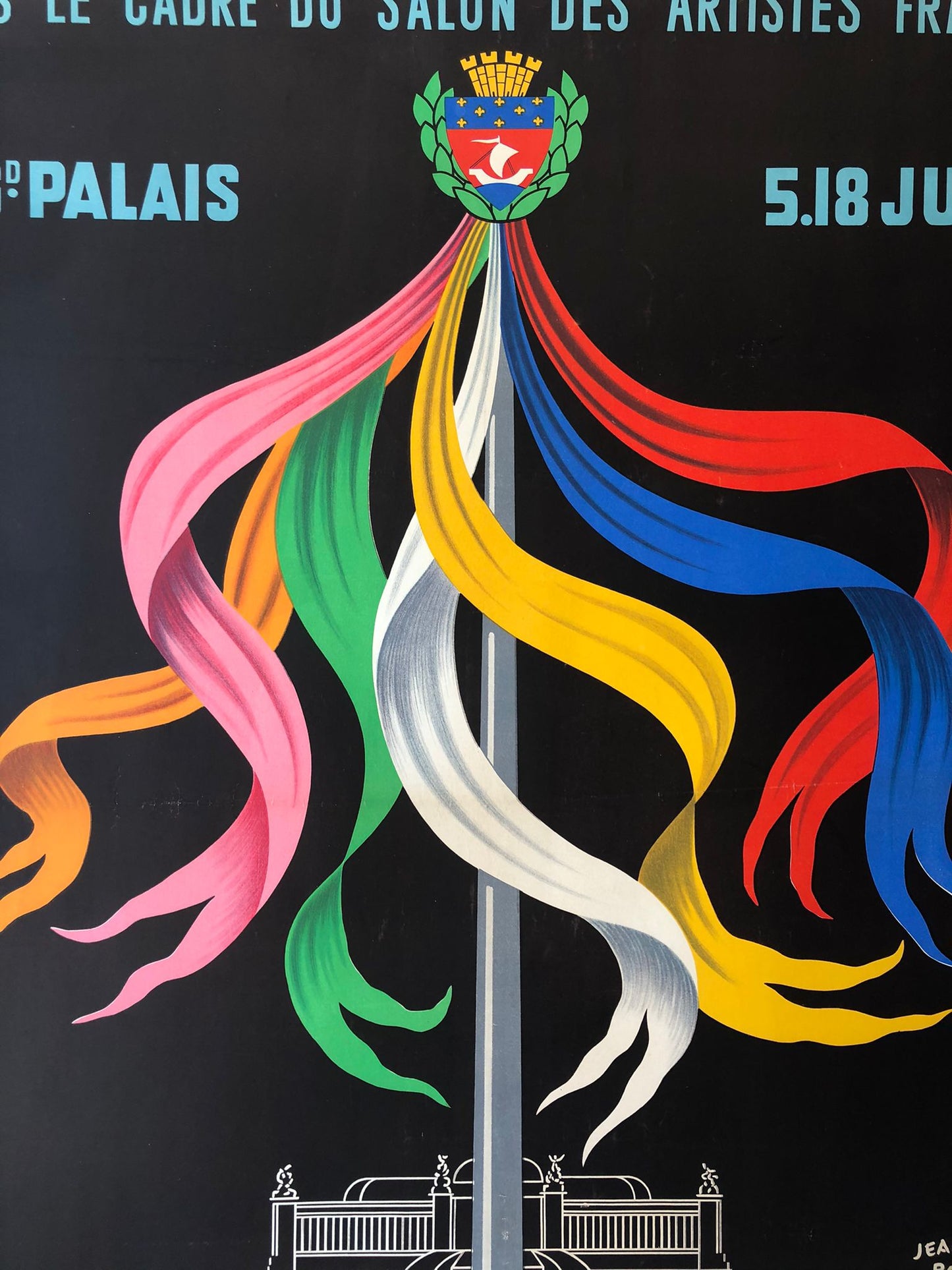 The Elegance of Textiles Festival Advertisement by Jean Rouille