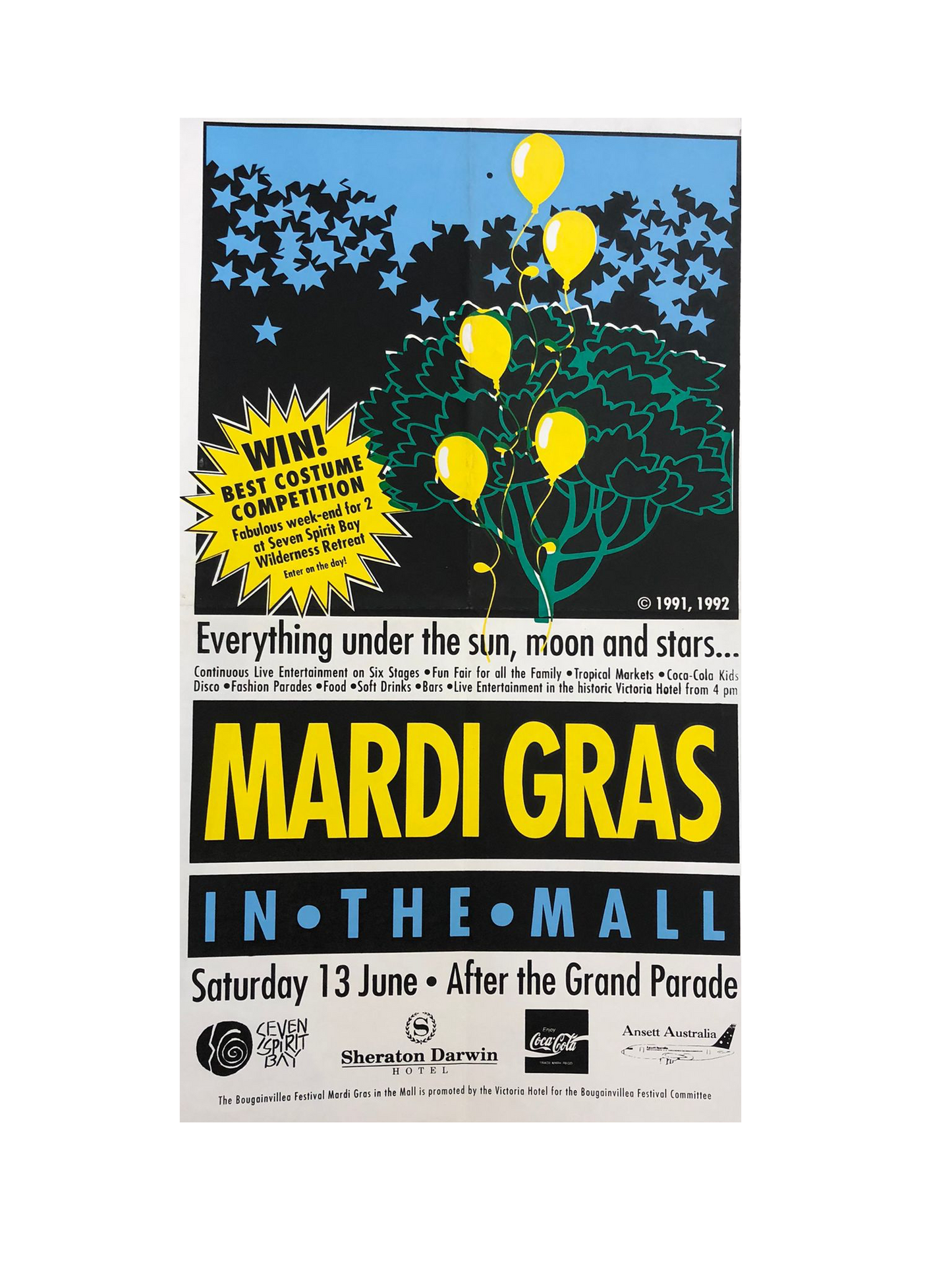 Mardi Gras "In the Mall" Advertisement