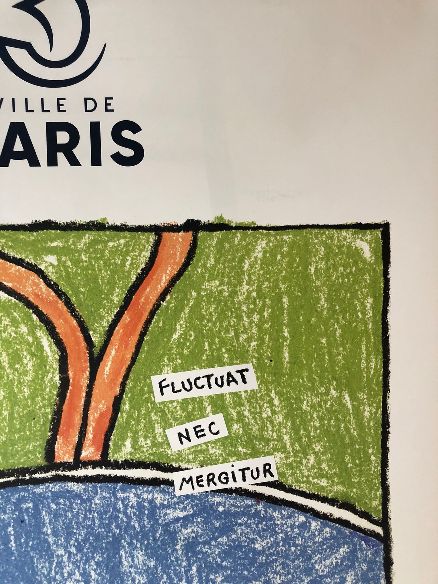 "Fluctuat nec mergitur" Ville de Paris Poster