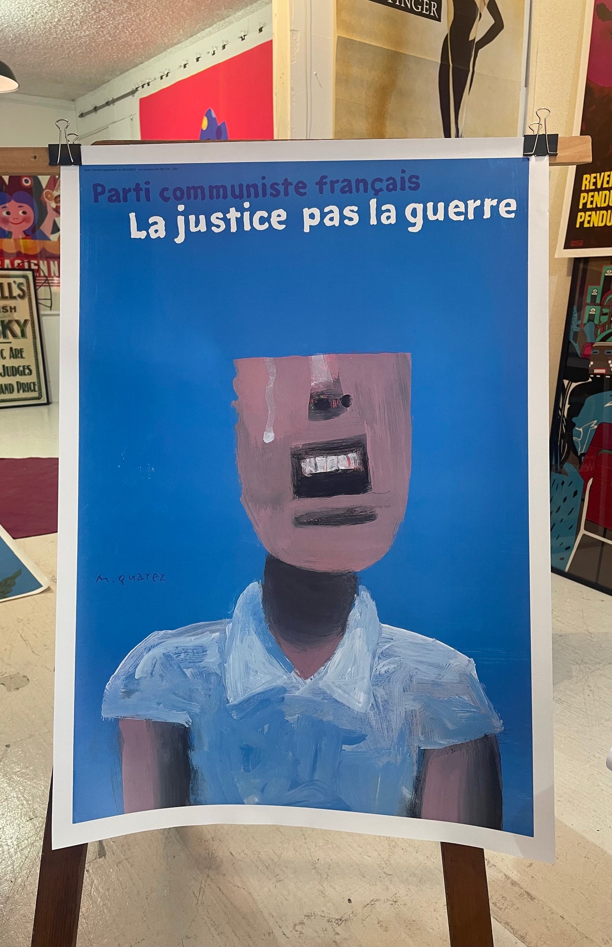 La Justice Pas La Guerre by Quarez