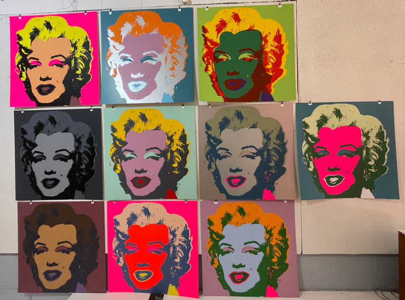 Marilyn Monroe complete portfolio 1967 by Andy Warhol
