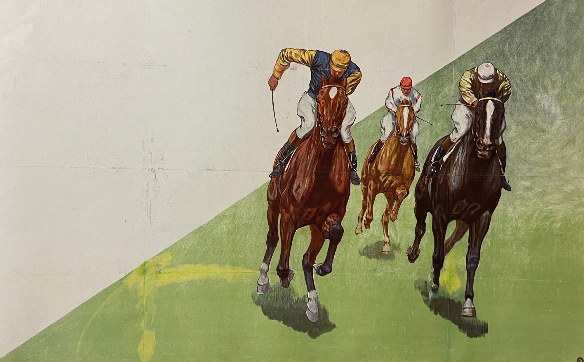 Horse Racing Vintage Poster