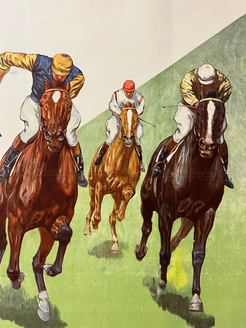 Horse Racing Vintage Poster