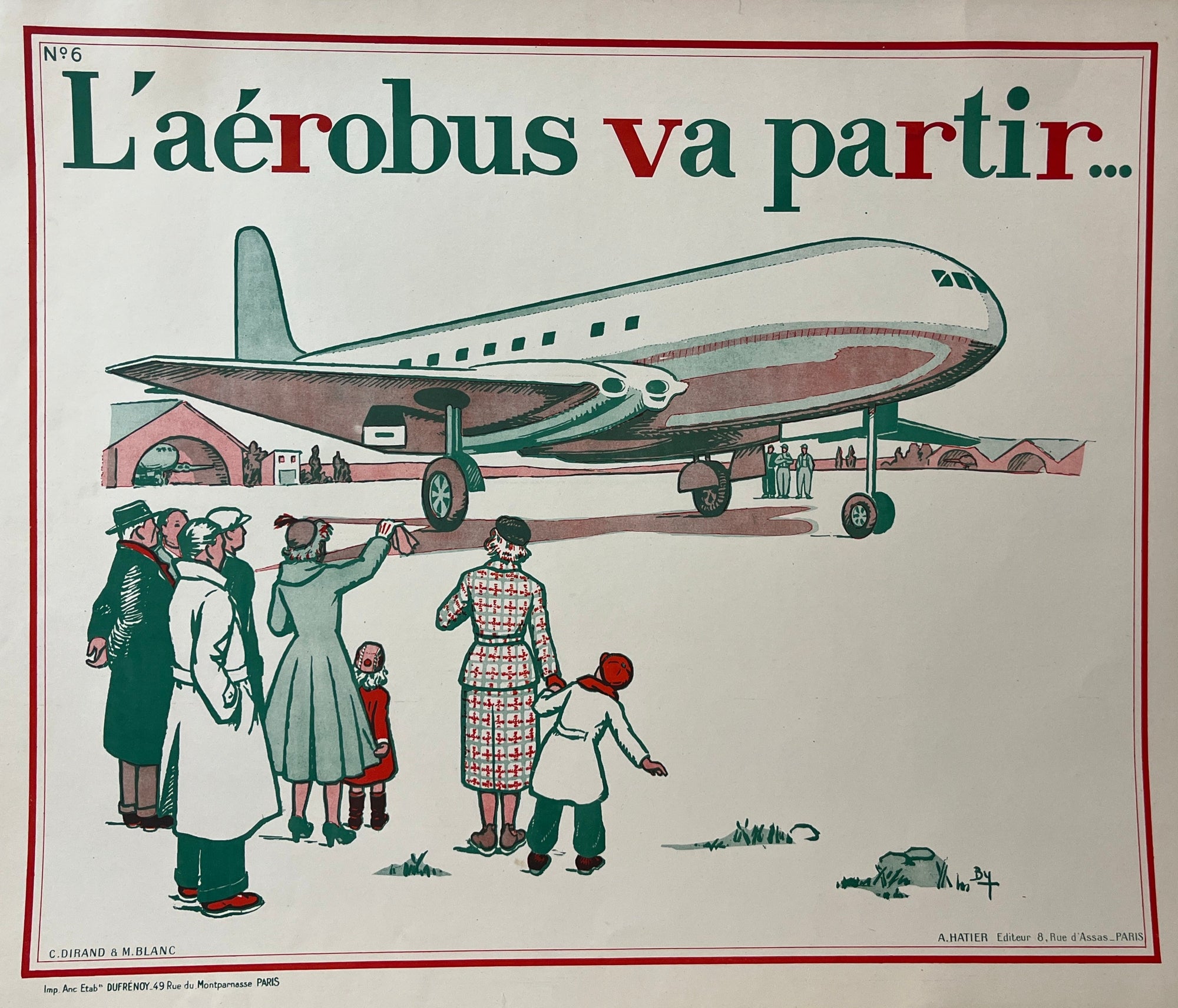 L'aerobus Va Partir by Durand and Blanc