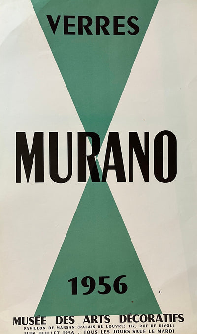 Verres Murano 1956