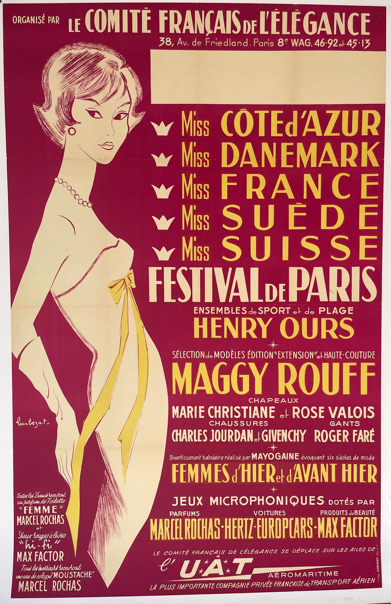 Festival de Paris Beauty Pageant Advert