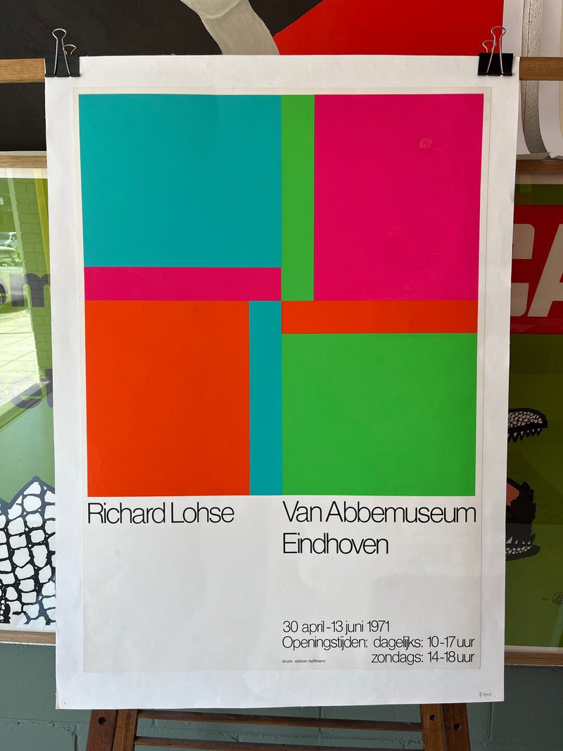 Richard Lohse Van Abbemuseum Exhibition Poster