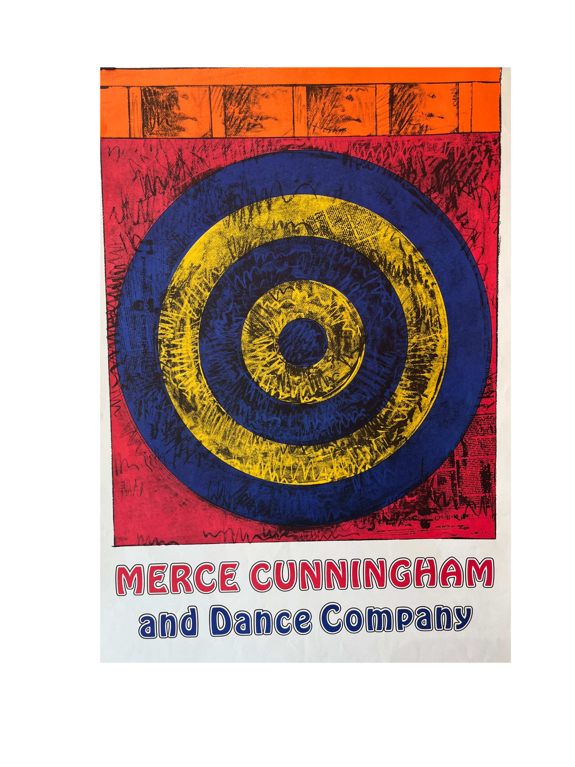 Merce Cunningham Exhibition Poster