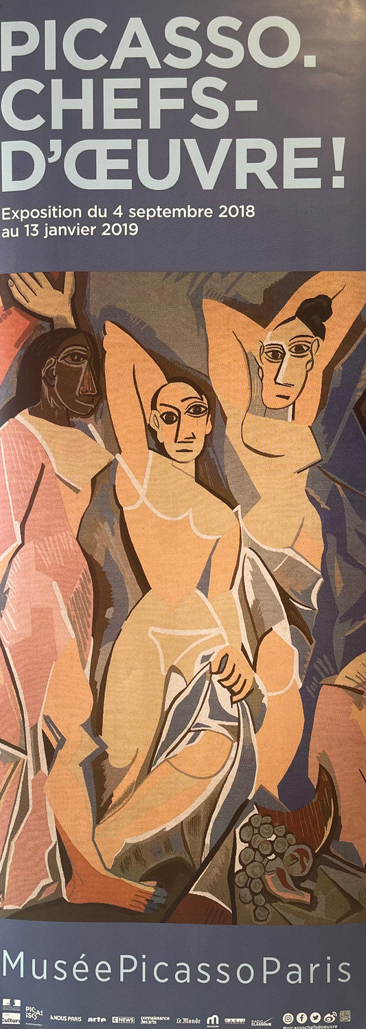 Picasso Exhibition Poster feat. 'Les Demoiselles d'Avignon'