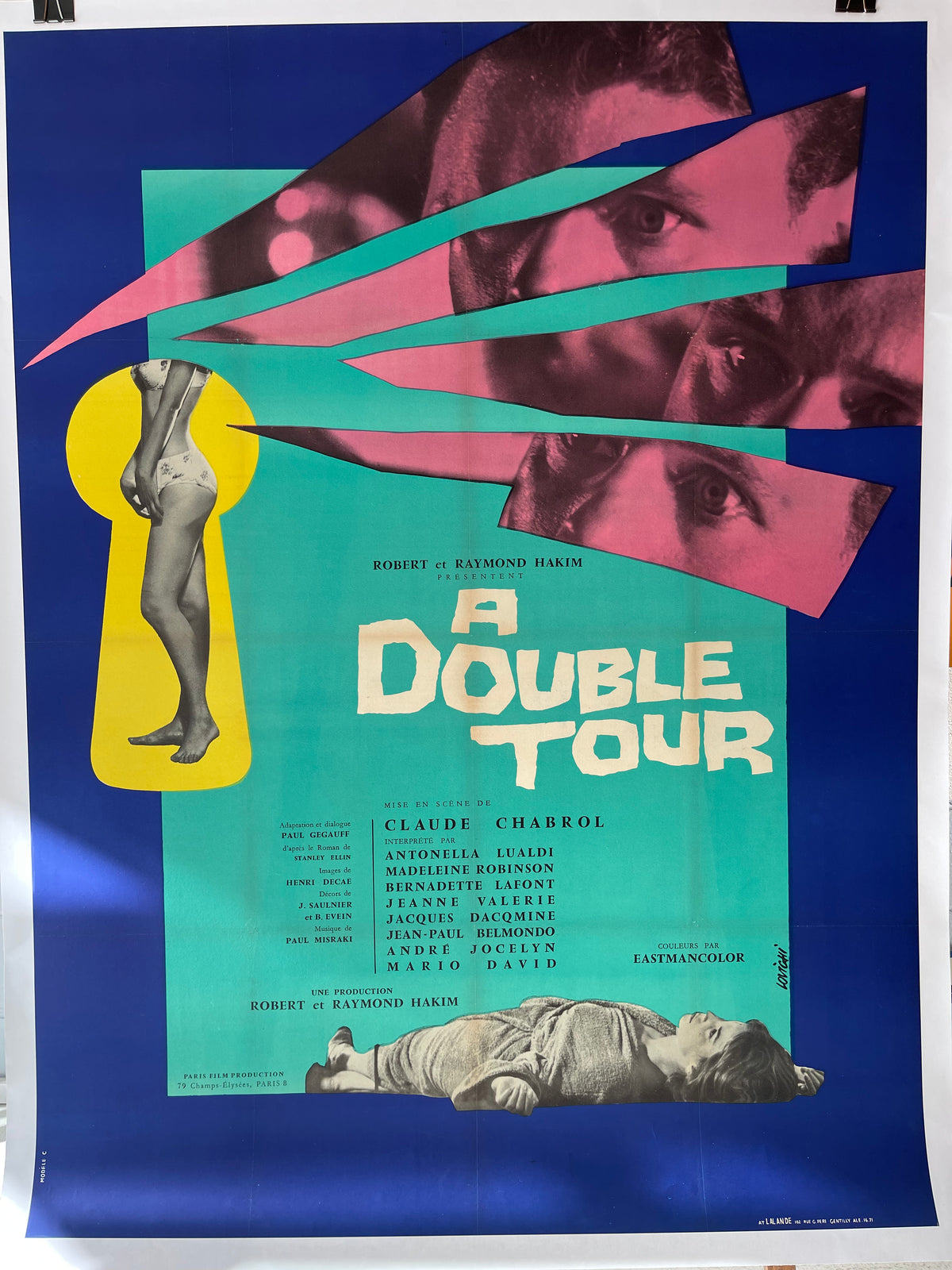 A Double Tour Original Erotic Film Poster