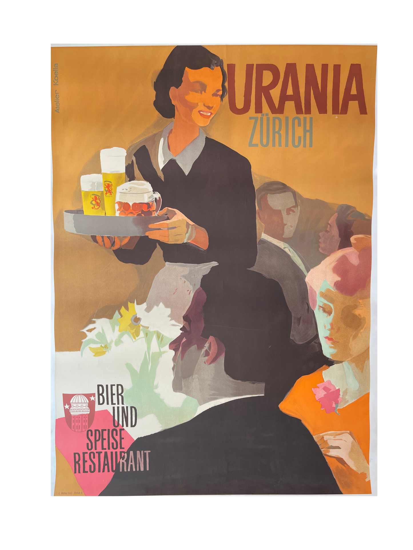 Urania Zurich Restaurant Poster