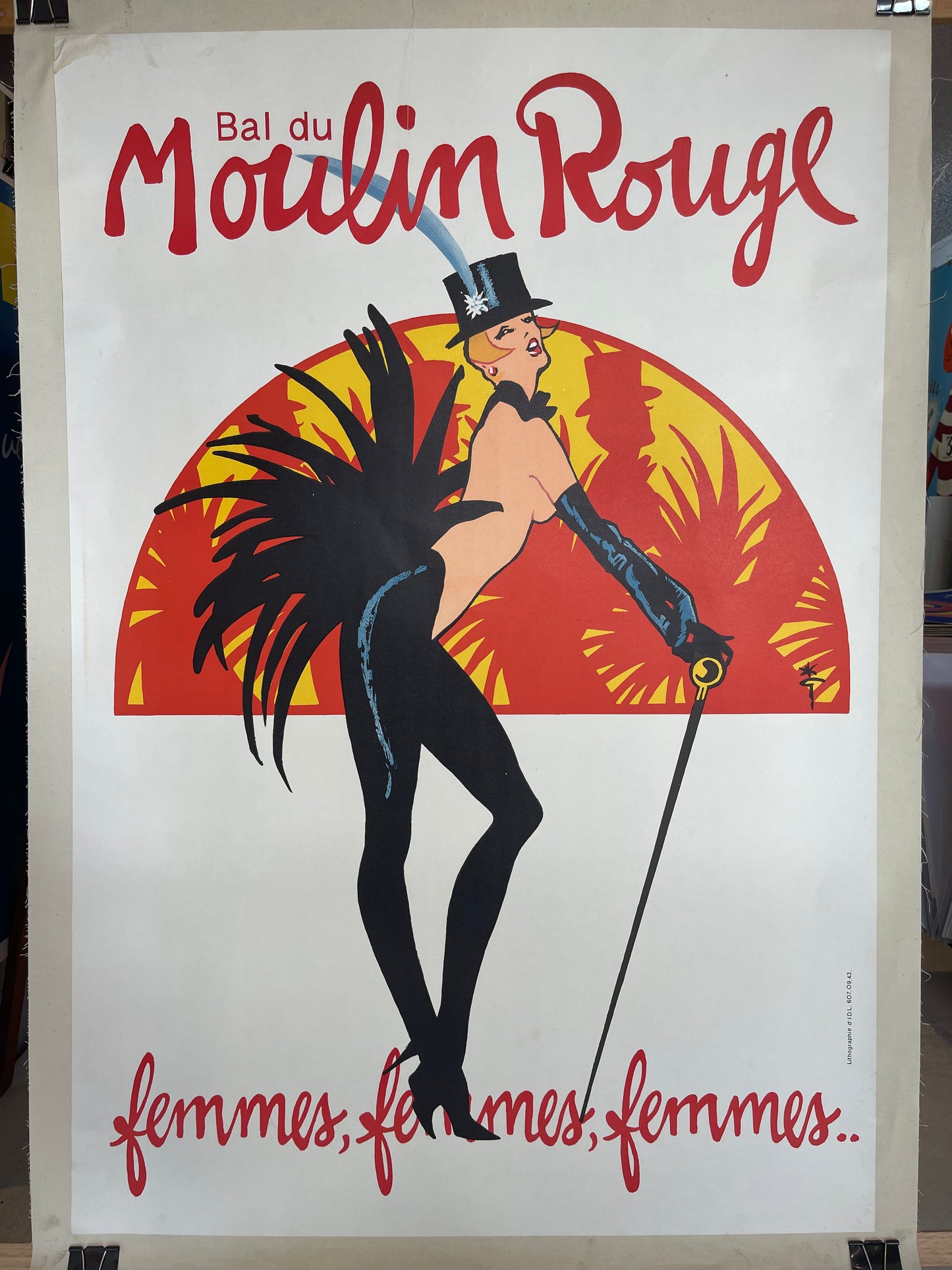 'Moulin Rouge... Girls, Girls, Girls' by Rene Gruau