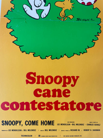 Snoopy Cane Contestatore by Schulz