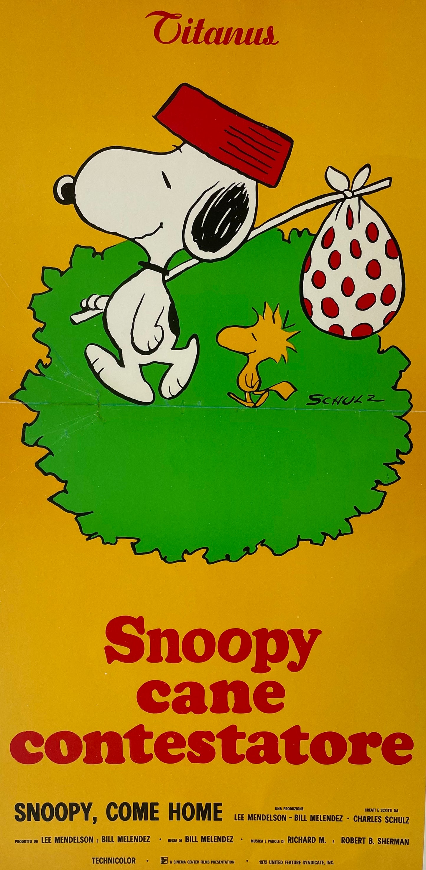 Snoopy Cane Contestatore by Schulz