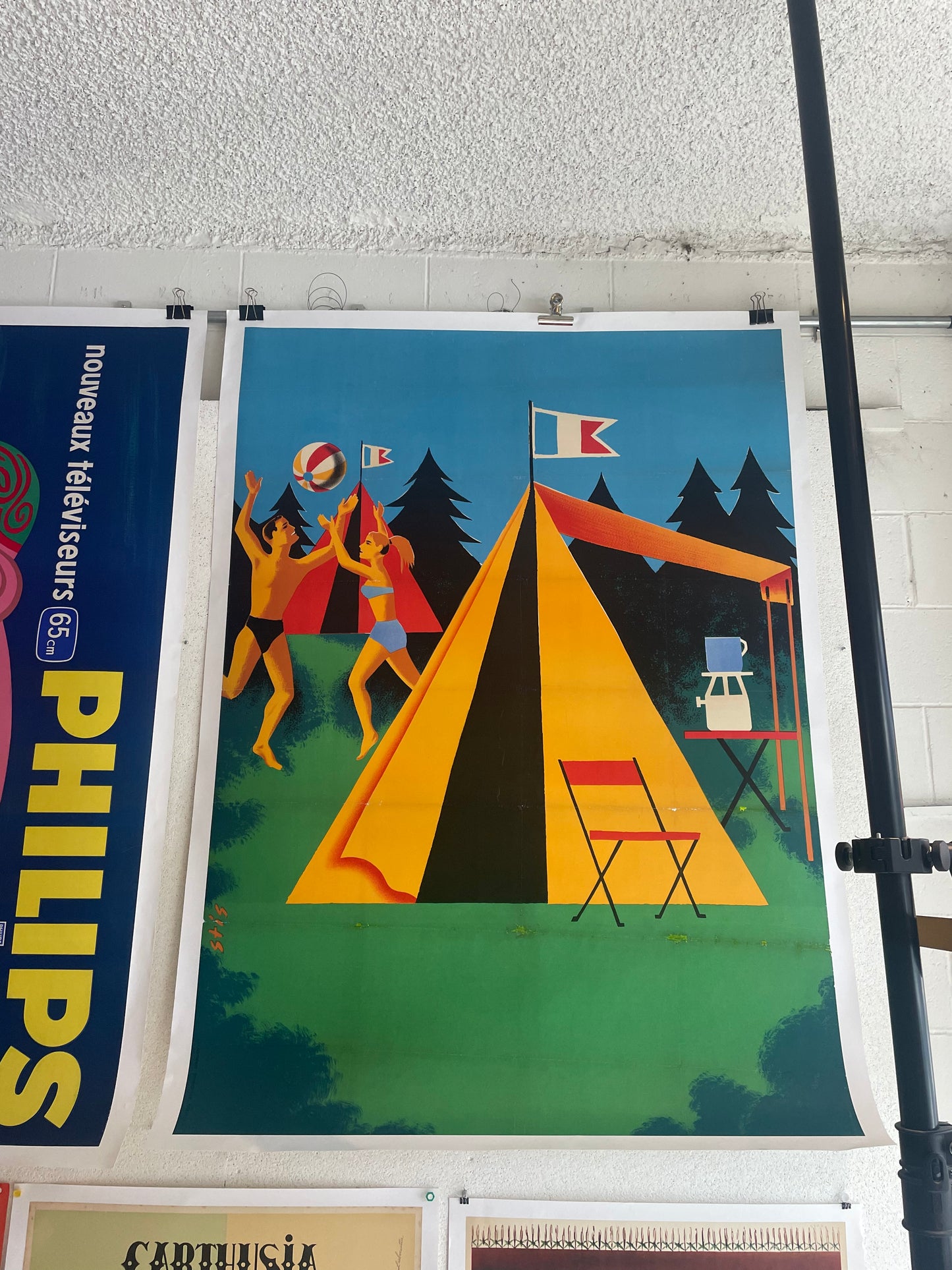 Camping Vintage Poster