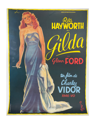 "Rita Hayworth in Gilda" Film Poster