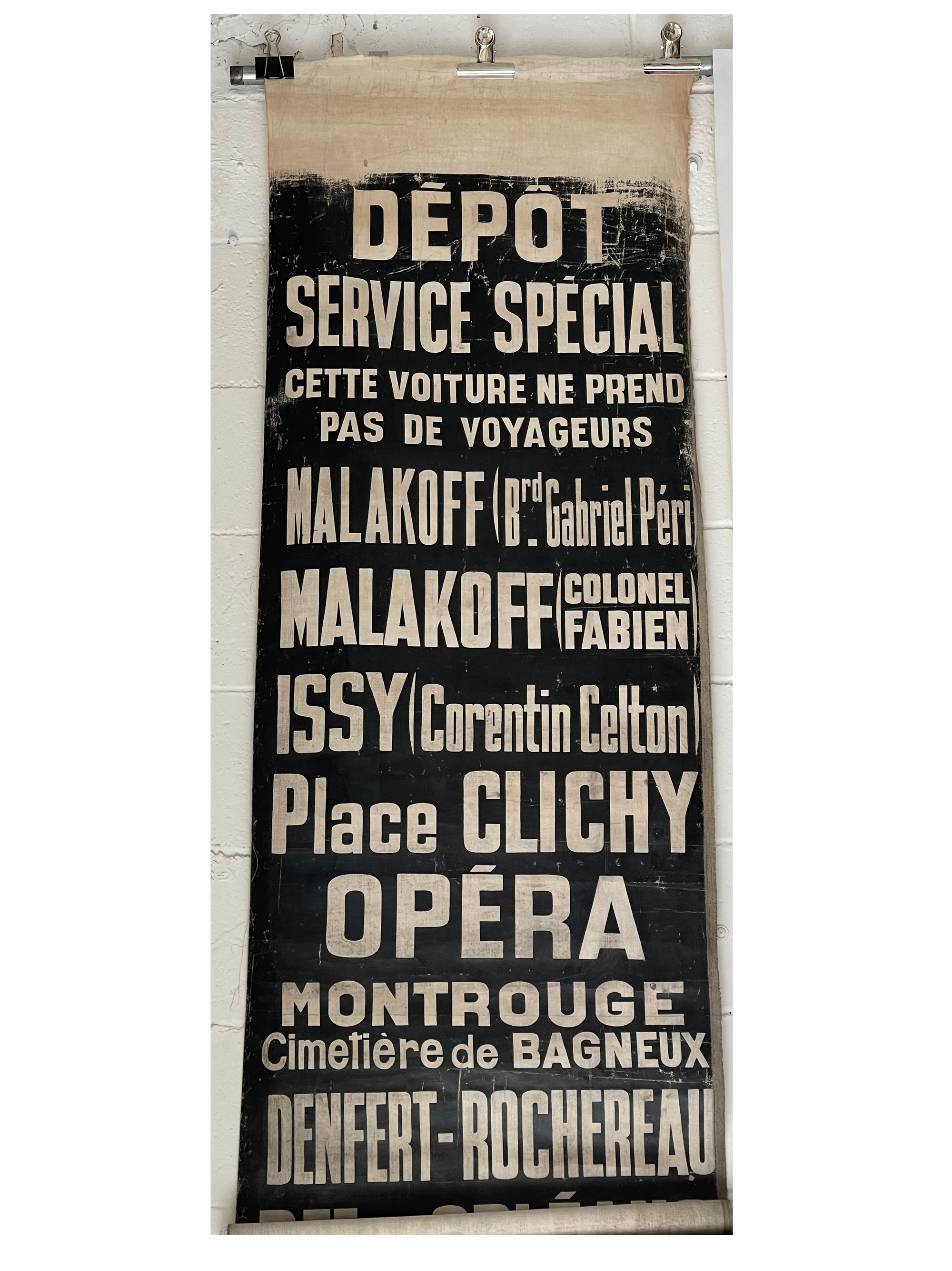 Tram Depot Banner