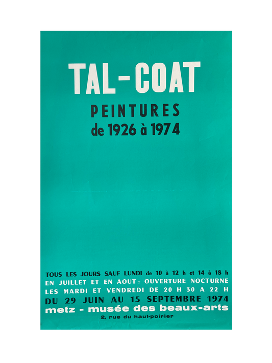 Tal-Coat Peintures Vintage Poster