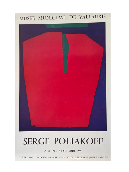 Serge Poliakoff Exhibition Poster