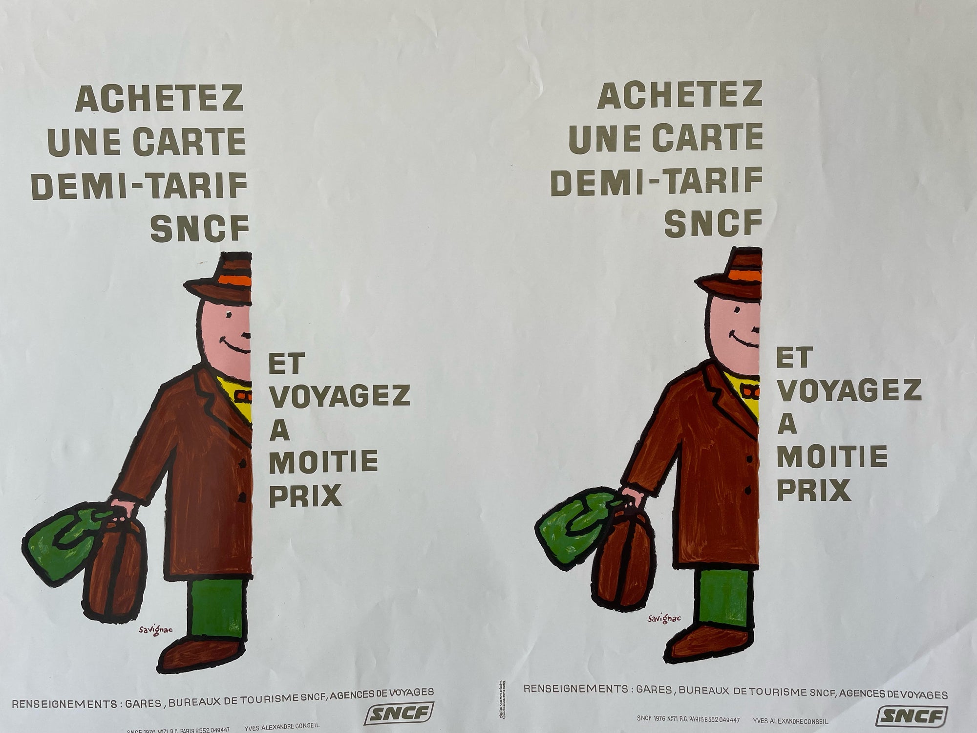SNCF et Voyage by Raymond Savignac