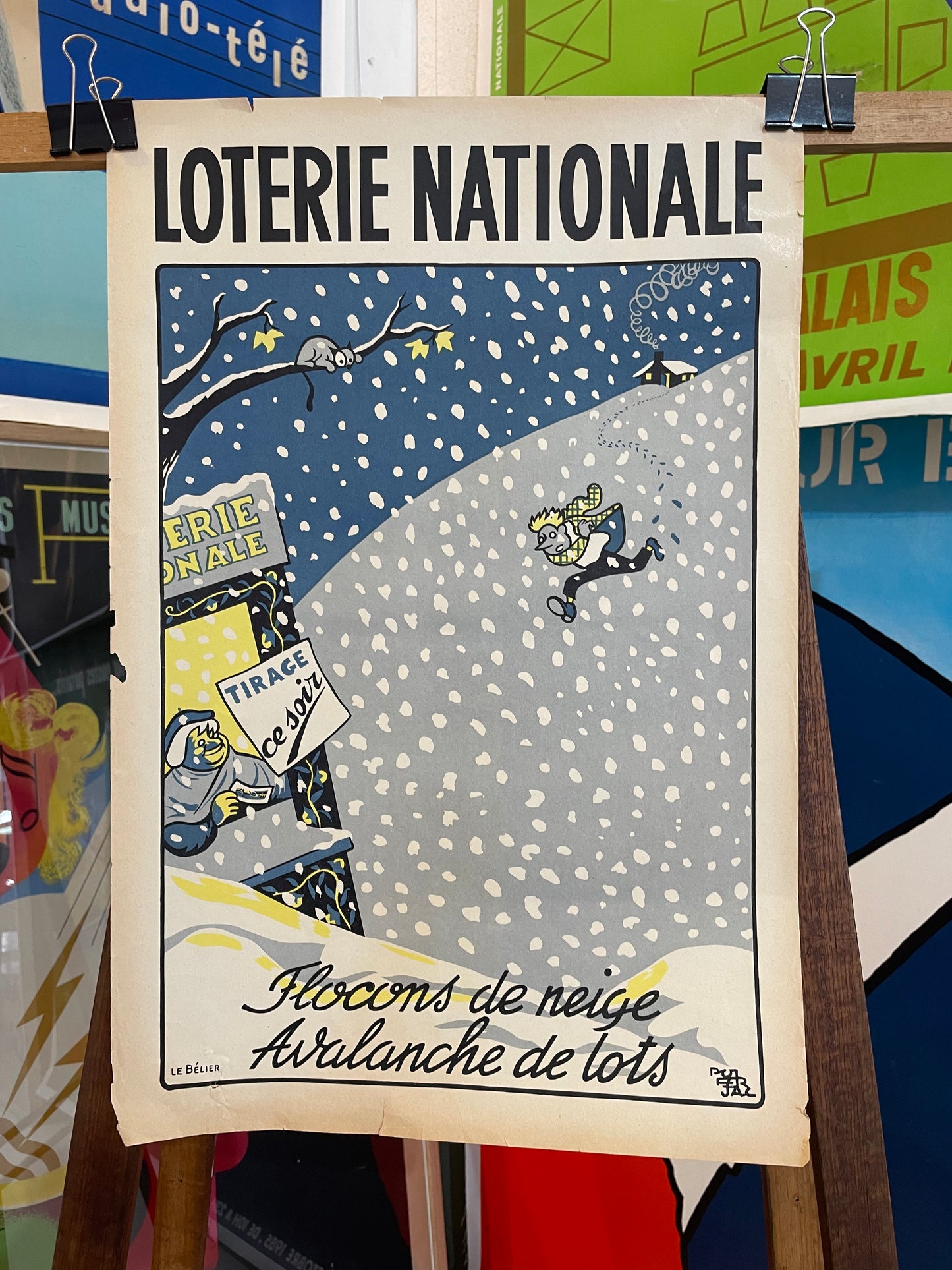Loterie Nationale Snow Advertisement