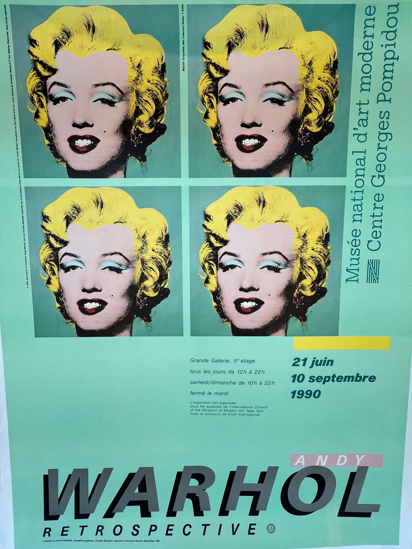 Marilyn Monroe Retrospective by Warhol